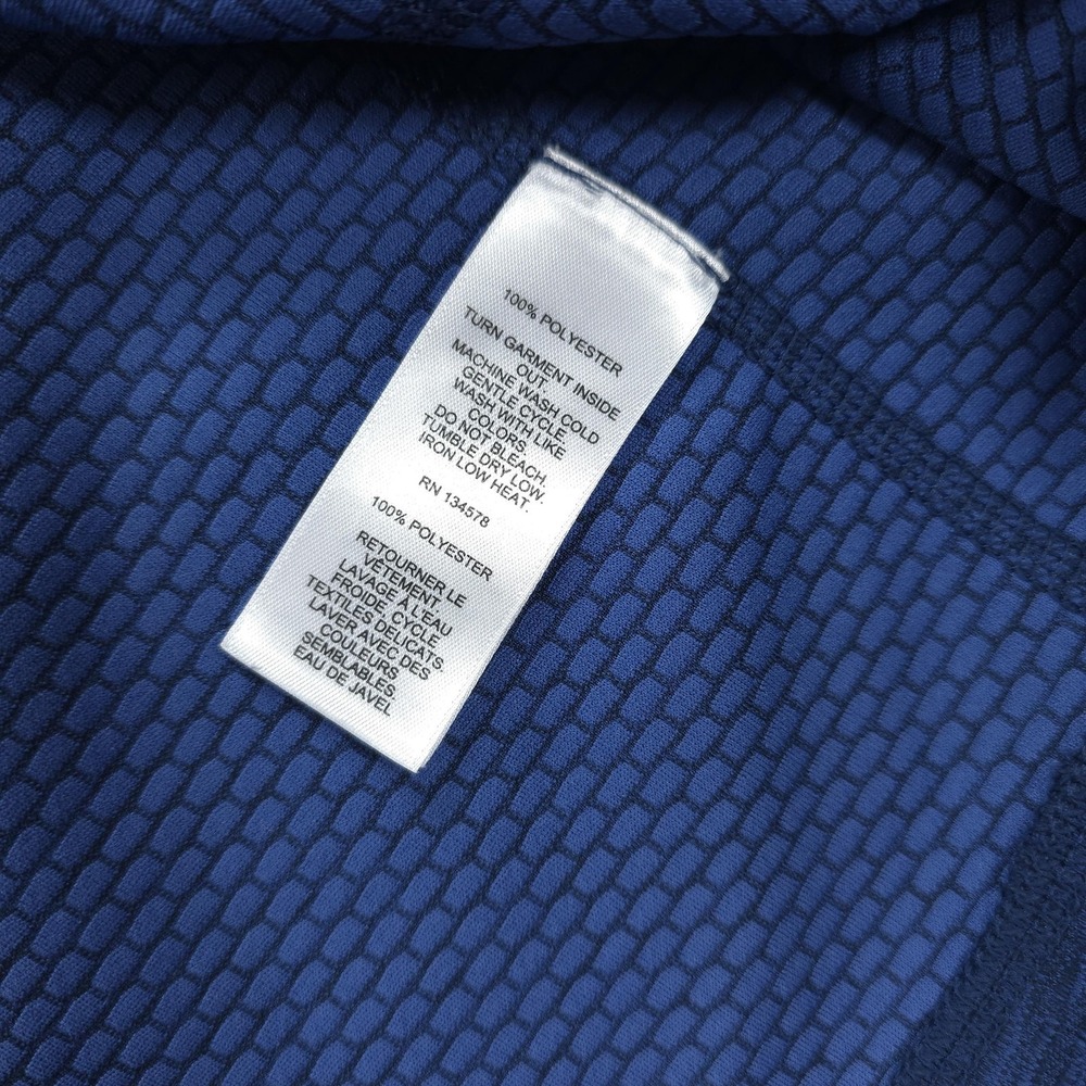 Vineyard Vines Shirt Mens M Blue Sankaty Performance 1/4 Zip Golf Pullover - Picture 4 of 12